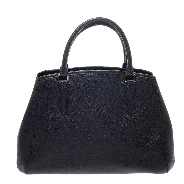 Pre Owned Coach Black Leather Margot Satchel