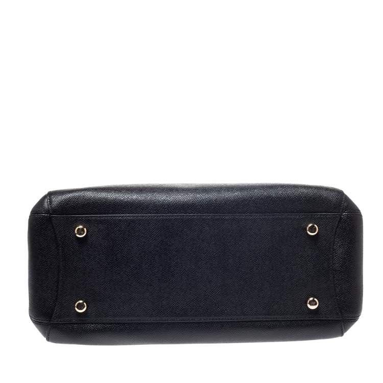 Pre Owned Coach Black Leather Margot Satchel