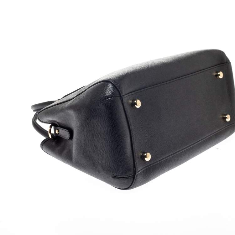 Pre Owned Coach Black Leather Margot Satchel