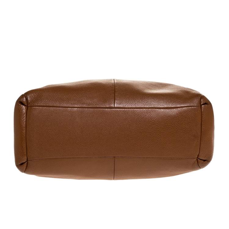Pre Owned Coach Brown Leather Edie Shoulder Bag