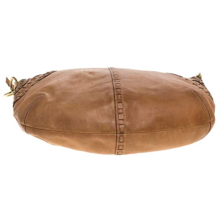 Pre Owned Coach Brown Leather Hobo