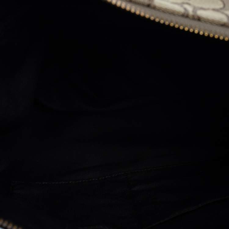 Pre Owned Coach Brown Signature Canvas Hobo
