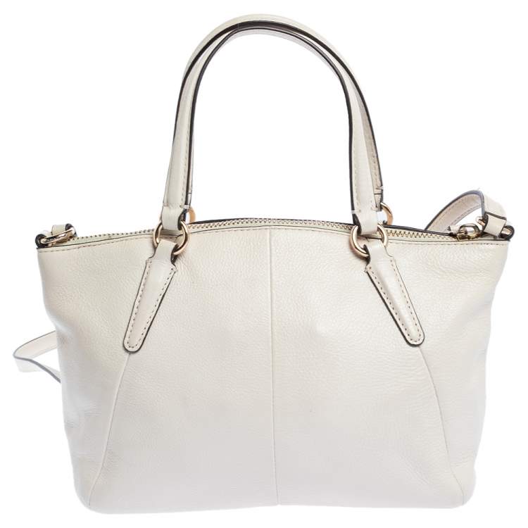 coach cream bag