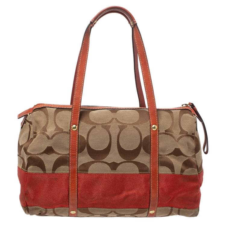 coach leather duffel bags