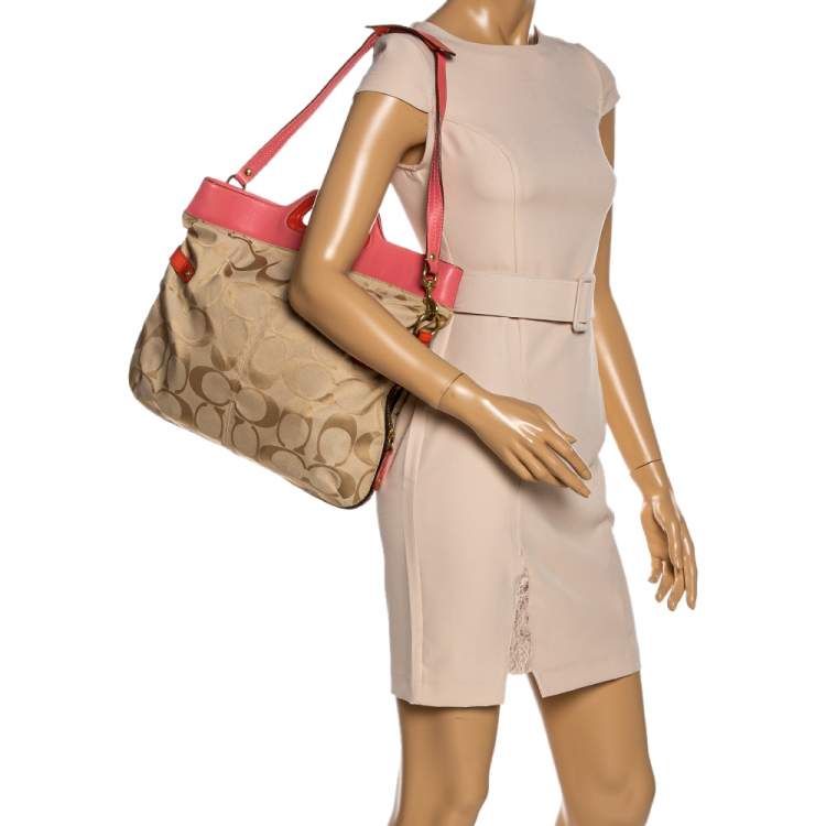 COACH Foldover Belt Bag in Pink