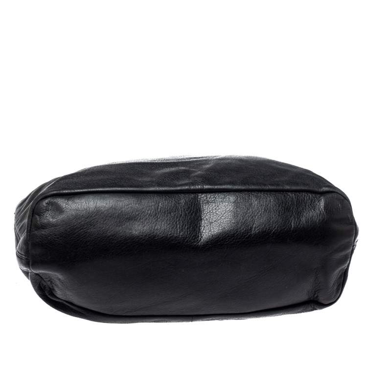 Pre Owned Coach Black Leather East West Chelsea Tote