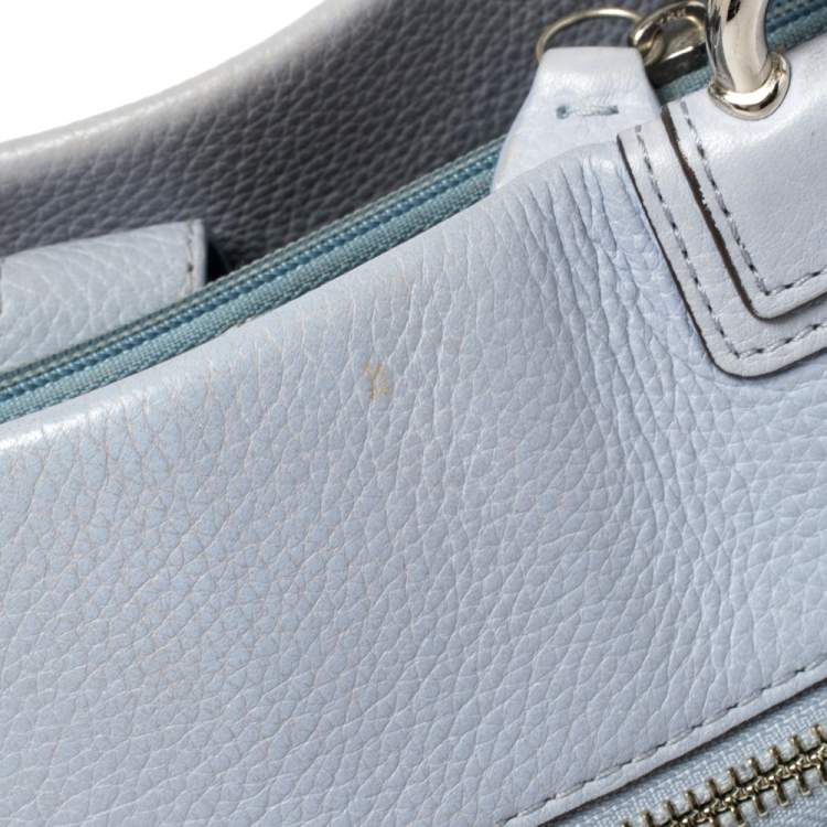 Pre Owned Coach Lilac Leather Penelope Tote