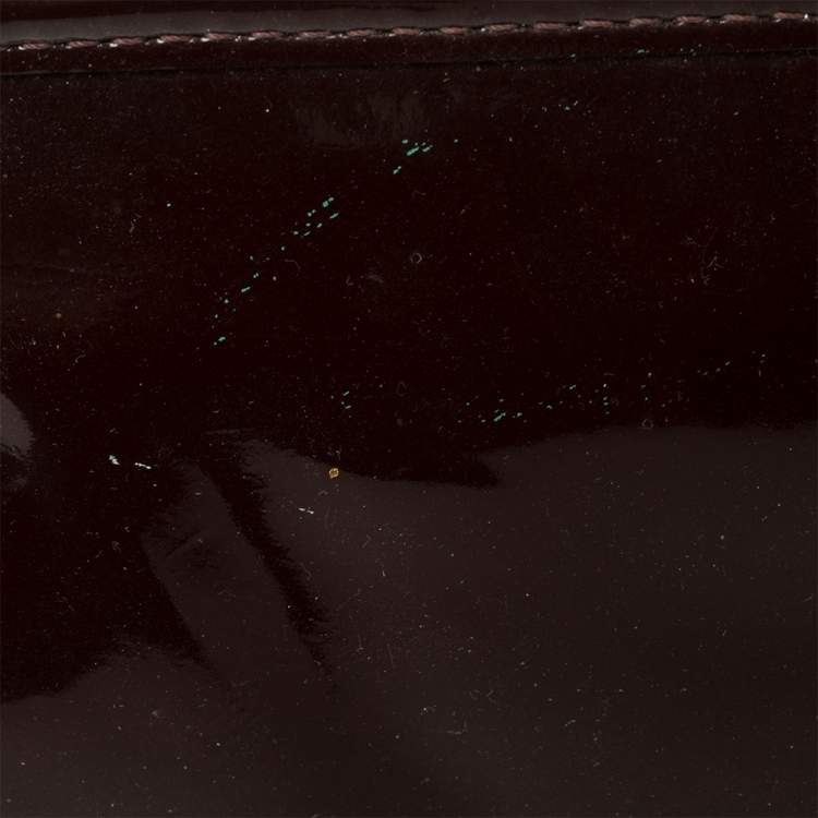 Pre Owned Coach Brown Patent Leather Madison Clutch