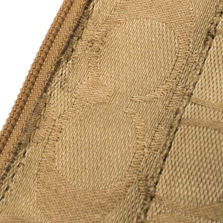 Pre Owned Coach Multicolor Canvas and Patent Leather Signature Messenger 