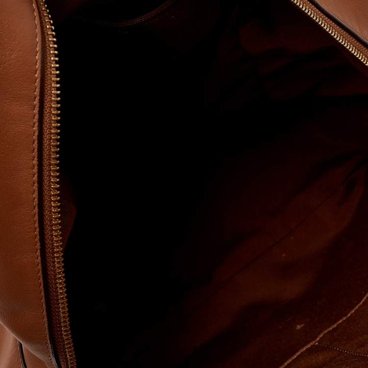 Pre Owned Coach Brown Signature Canvas Charlie Backpack