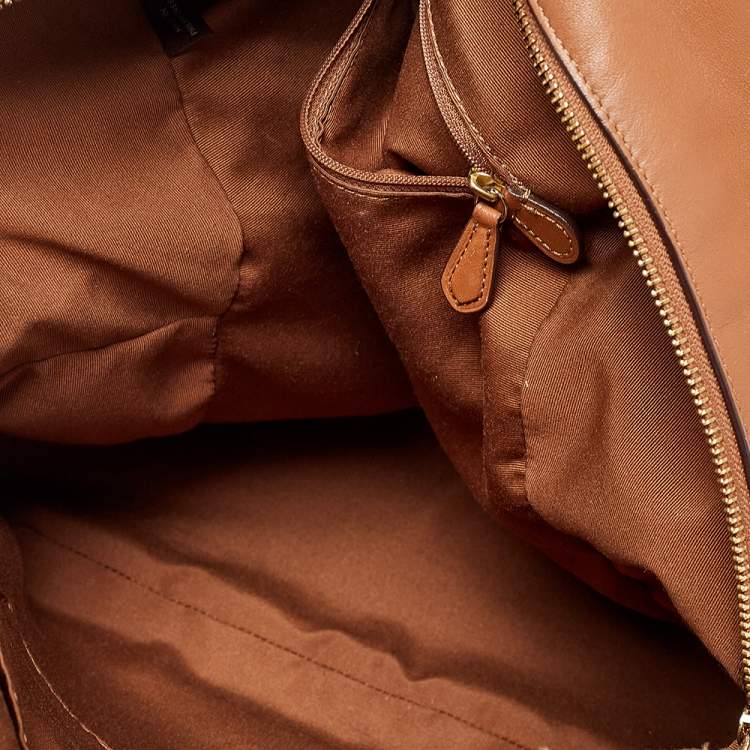 Pre Owned Coach Brown Signature Canvas Charlie Backpack