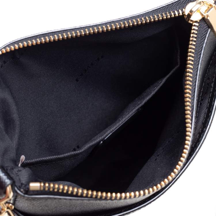 Pre Owned Coach Black Leather Messenger Bag