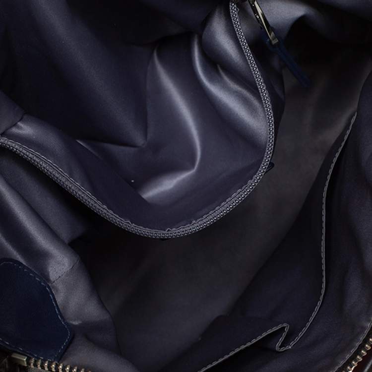 Pre Owned Coach Multicolor Leather  Front Zip Tote