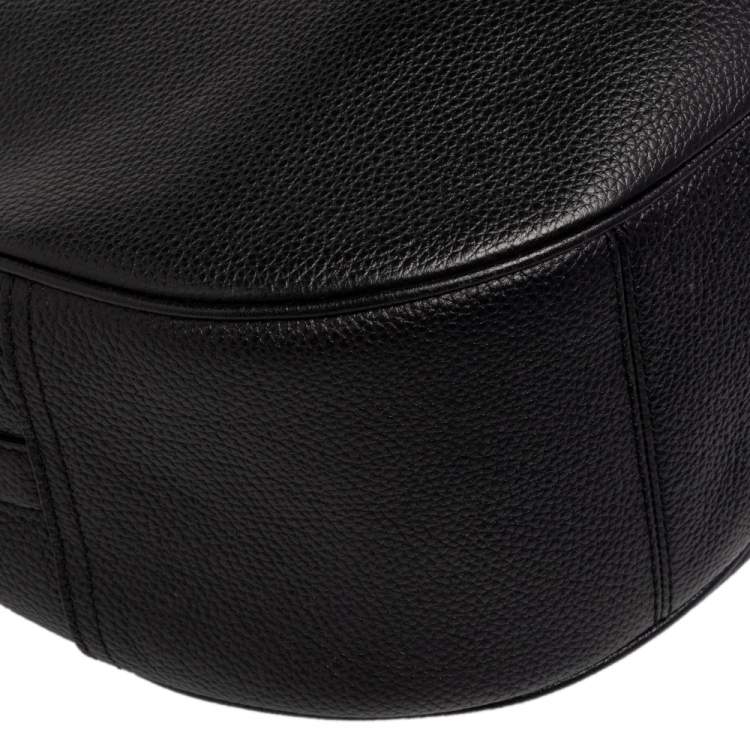Pre Owned Coach Black Leather Harley Hobo