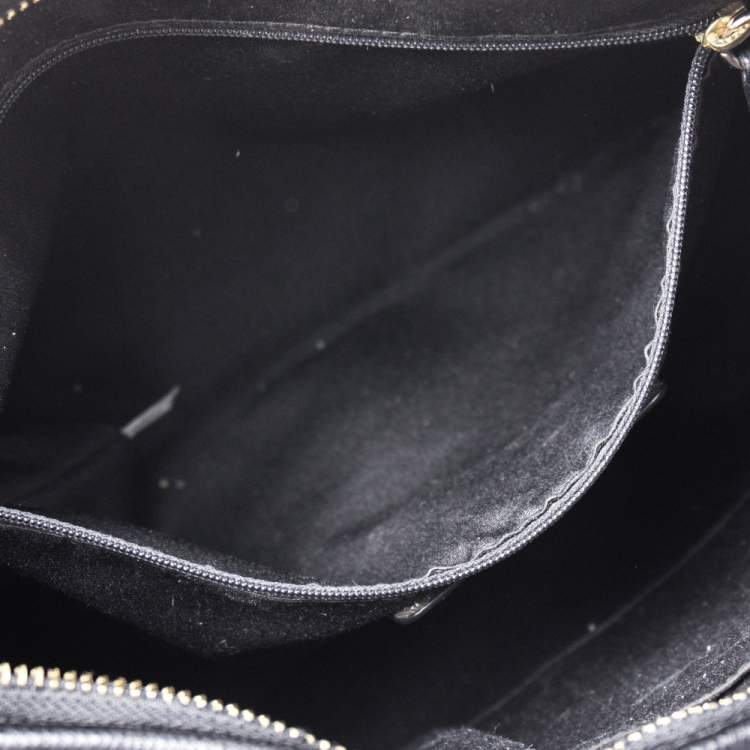 Pre Owned Coach Brown/Black Signature Coated Canvas and Leather Messenger Bag