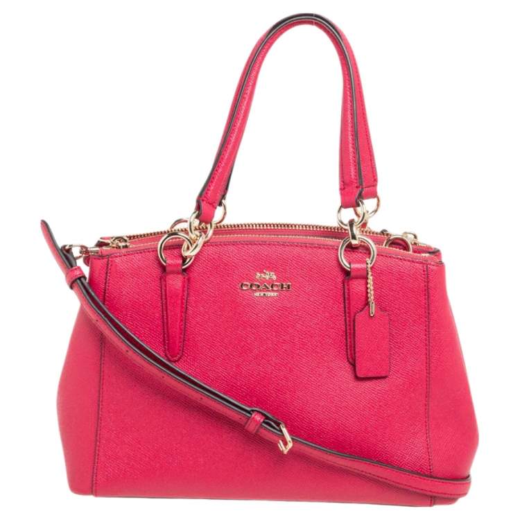 Coach Pink Leather Mini Christie Carryall Satchel Coach | The Luxury Closet