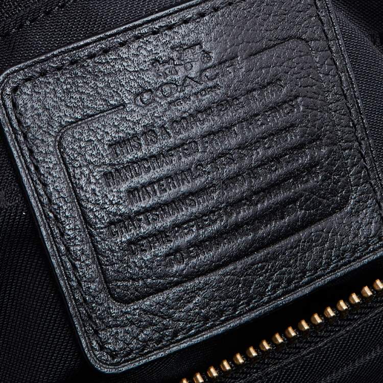 Pre Owned Coach Black Leather Mercer 30 Satchel