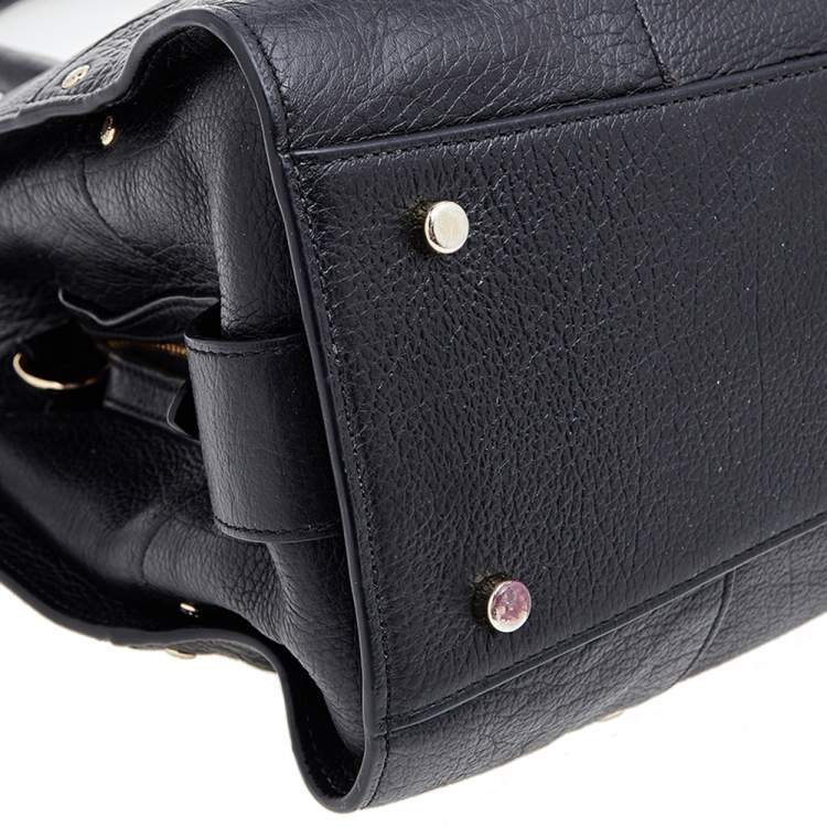 Pre Owned Coach Black Leather Mercer 30 Satchel