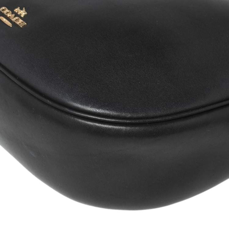 Pre Owned Coach Black Leather Nomad Hobo 