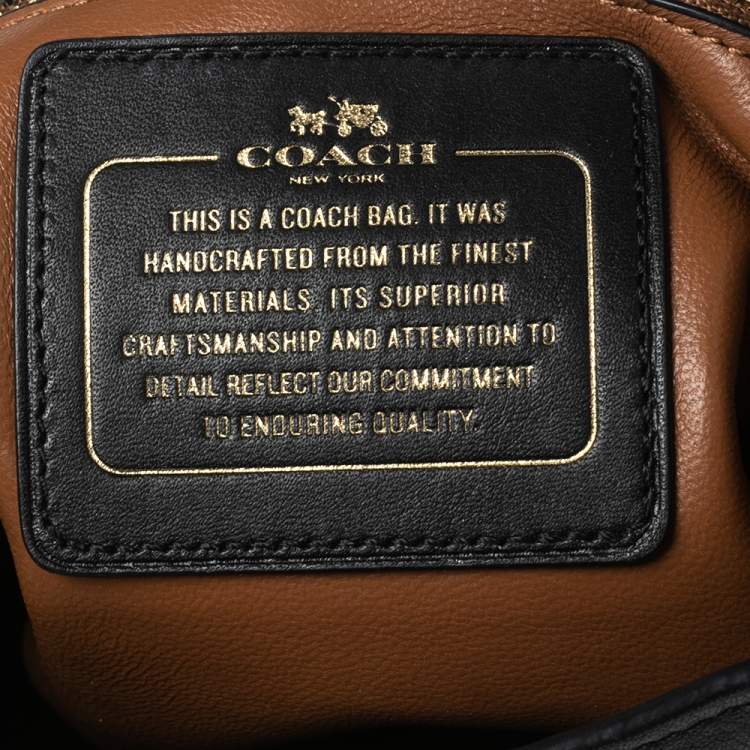 Pre Owned Coach Black Leather Nomad Hobo 