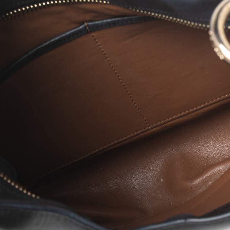 Pre Owned Coach Black Leather Nomad Hobo 