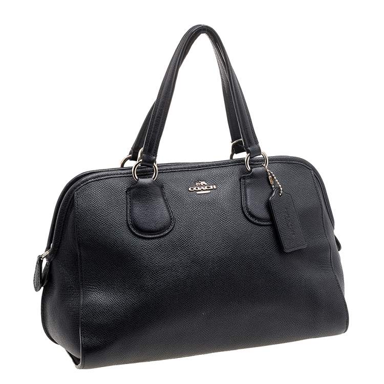Pre Owned Coach Black Leather Nolita Satchel