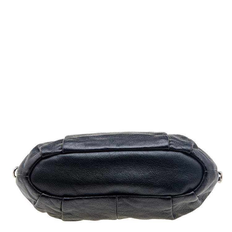 Pre Owned Coach Black Leather Sophia Madison Satchel