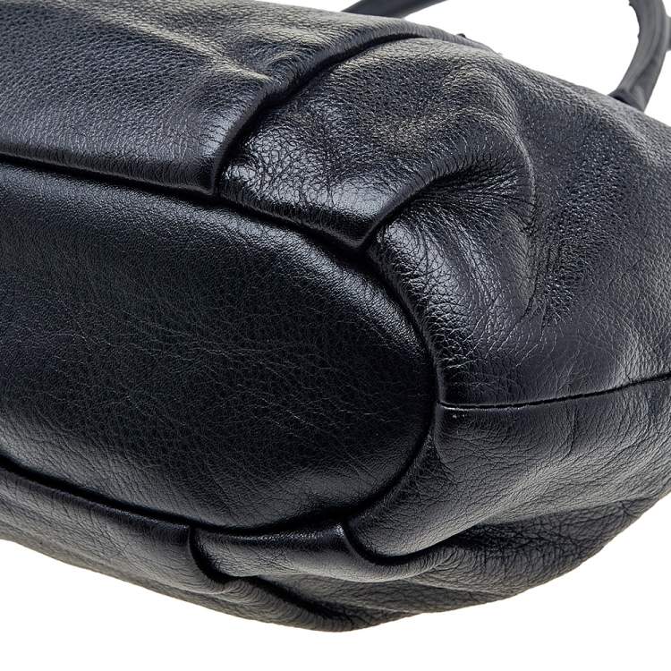 Pre Owned Coach Black Leather Sophia Madison Satchel