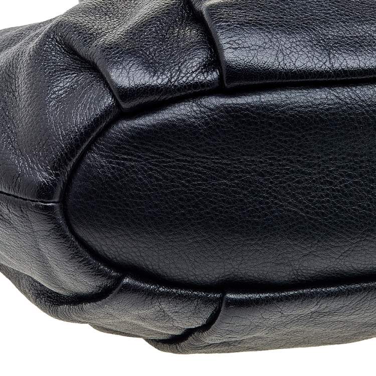 Pre Owned Coach Black Leather Sophia Madison Satchel