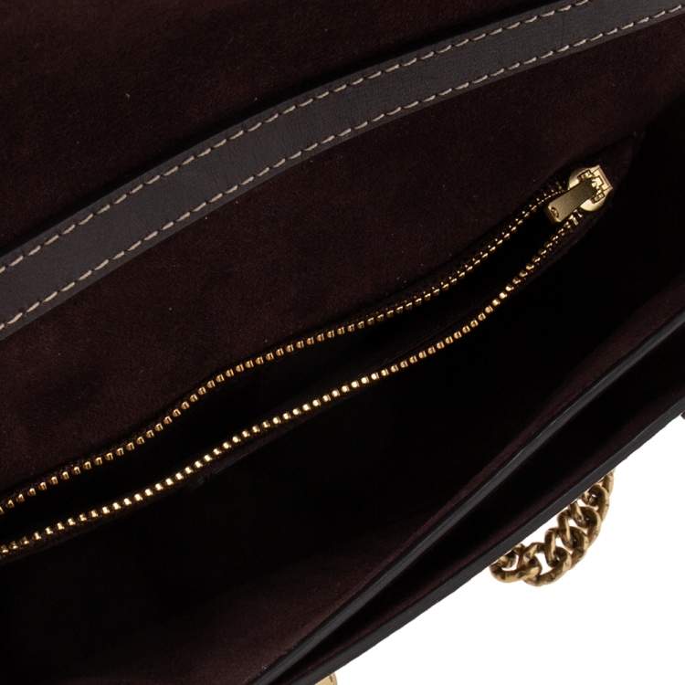 Pre Owned Coach Multicolor Leather And Canvas Hutton Flower Applique Shoulder Bag