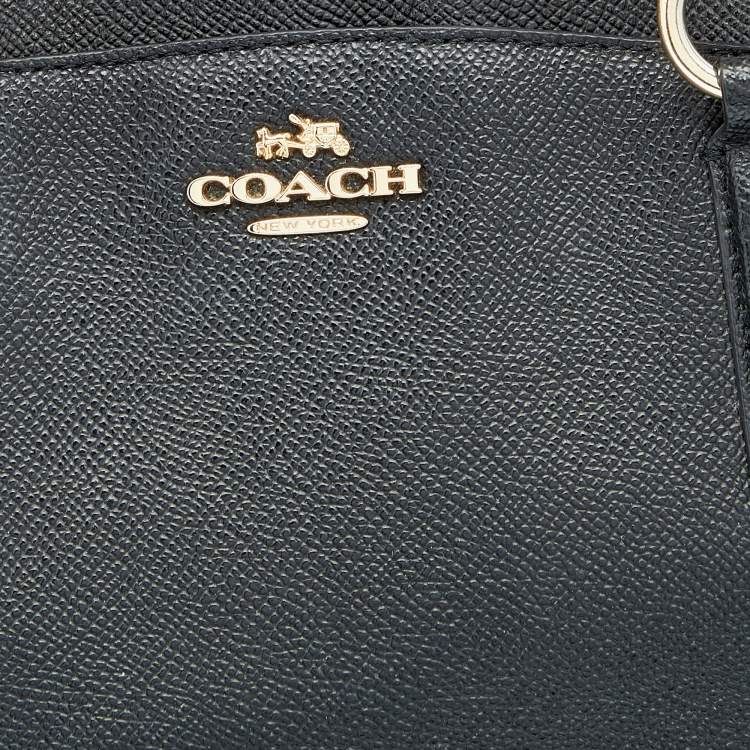 Pre Owned Coach Black Leather Minetta Satchel