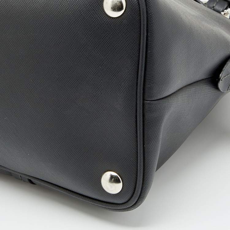 Pre Owned Coach Black Leather Peyton Dome Satchel 