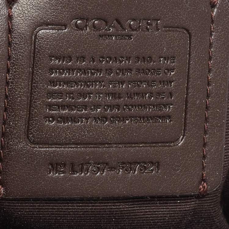 Pre Owned Coach Off White Leather Mini Billie Backpack