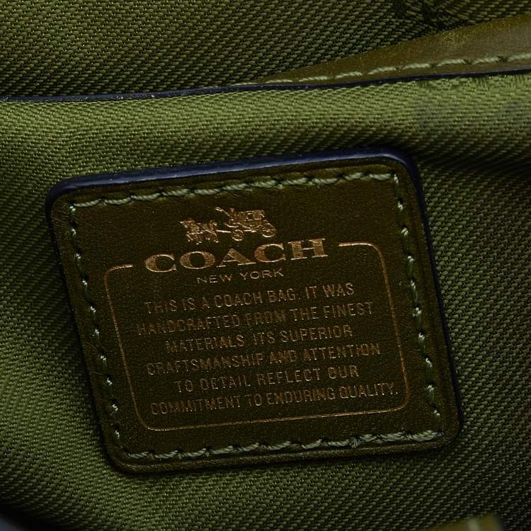 Pre Owned Coach Multicolor Leather Small Swagger Crossbody Flap Bag