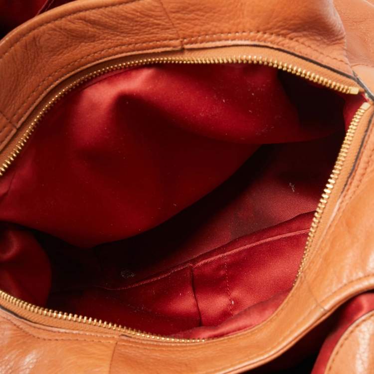 Pre Owned Coach Brown Leather Madison Hobo