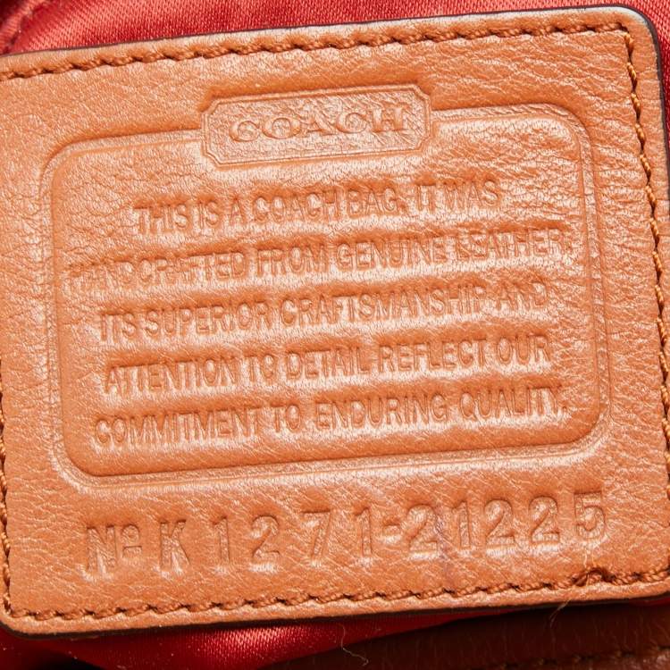 Pre Owned Coach Brown Leather Madison Hobo