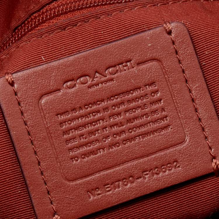 Pre Owned Coach Multicolor Python Embossed and Leather Small Kelsey Satchel