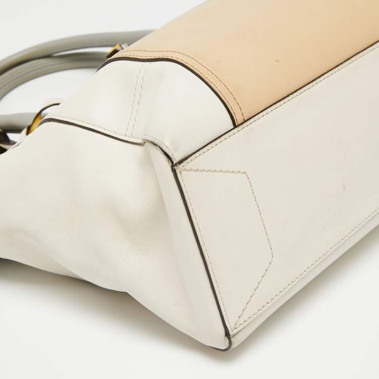 Pre Owned Coach Multicolor Leather Legacy Candace Tote