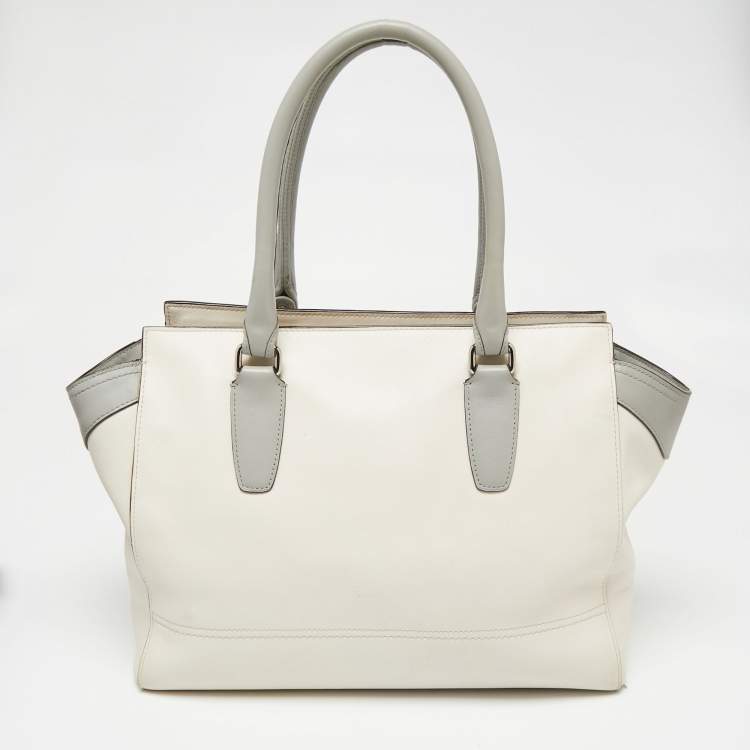 Pre Owned Coach Multicolor Leather Legacy Candace Tote