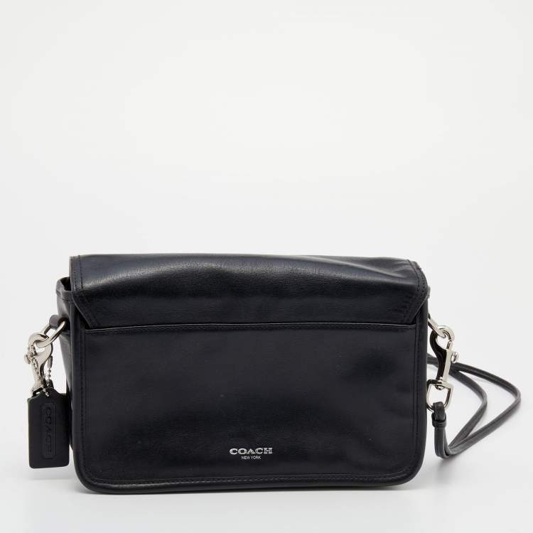 مملوكة مسبقًا Coach Black Leather Legacy Penelope Shoulder Bag