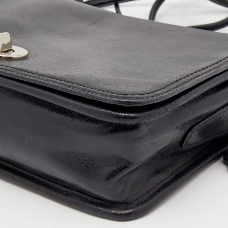 مملوكة مسبقًا Coach Black Leather Legacy Penelope Shoulder Bag