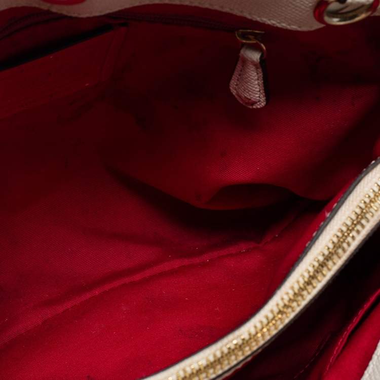 Coach Cream Flower Print Coated Canvas Minetta Satchel