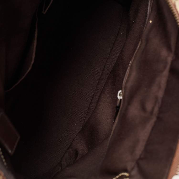 Pre Owned Coach Multicolor Canvas and Leather Patchwork Tote