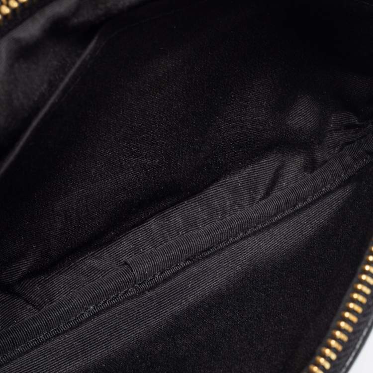 Pre Owned Coach Black Leather Sadie Crossbody Bag