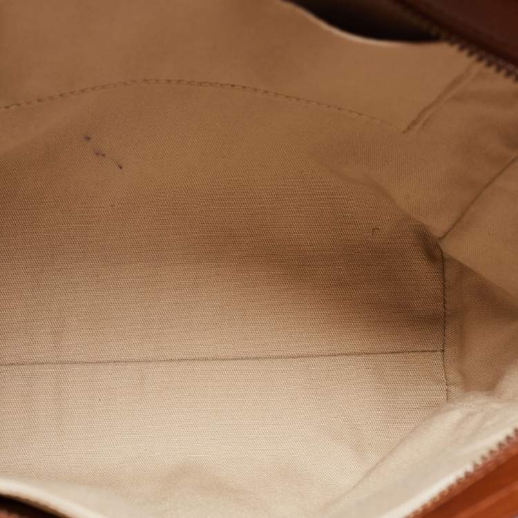 Pre Owned Coach Brown Leather Tanner Legacy Tote