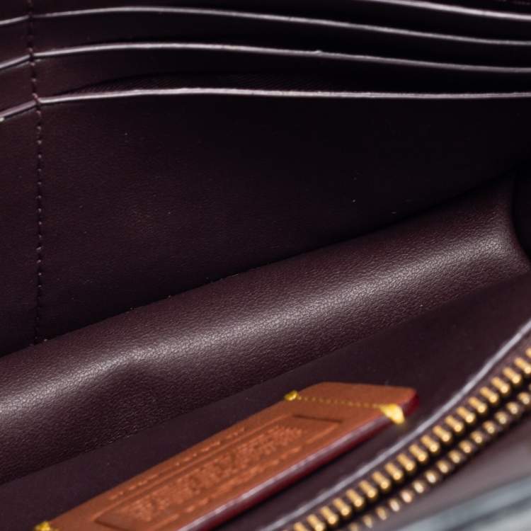 Pre Owned Coach Black Pebble Leather Hayden Foldover Crossbody Bag