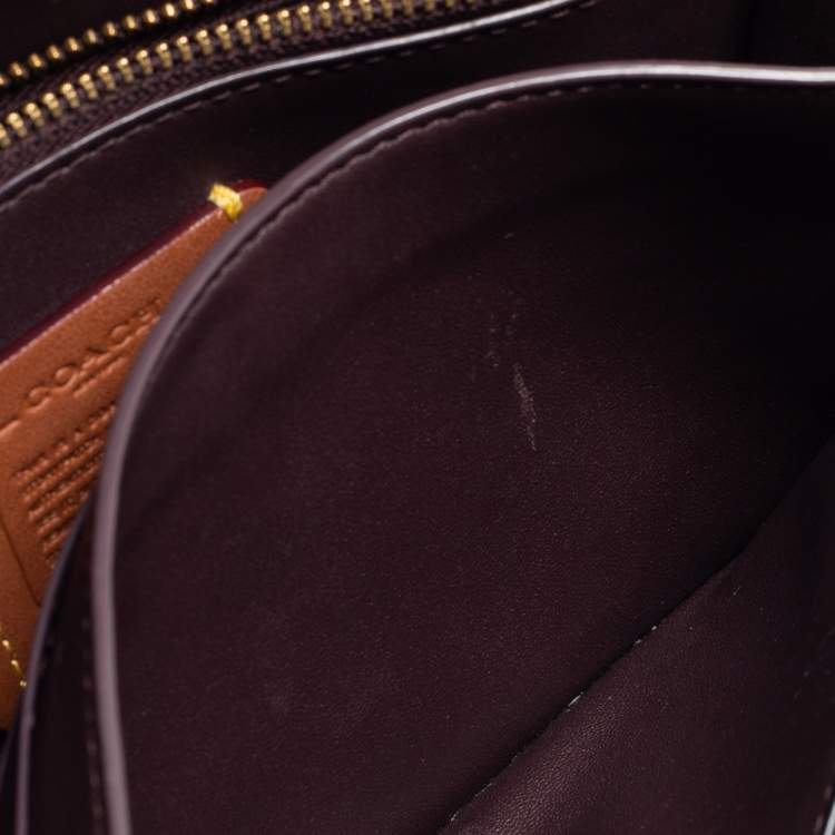 Pre Owned Coach Black Pebble Leather Hayden Foldover Crossbody Bag