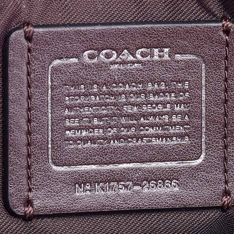 Pre Owned Coach Black Quilted Leather Studded Prairie Satchel