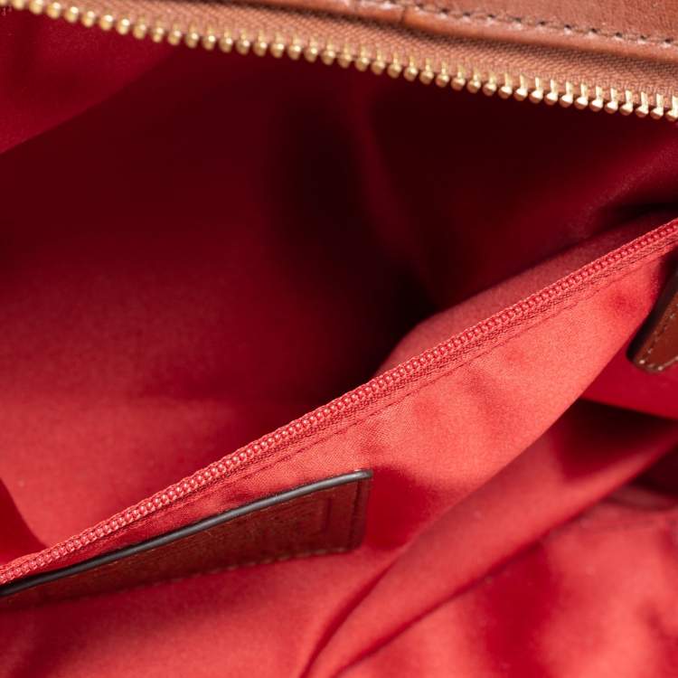 Pre Owned Coach Brown Leather Madison Madeline Satchel
