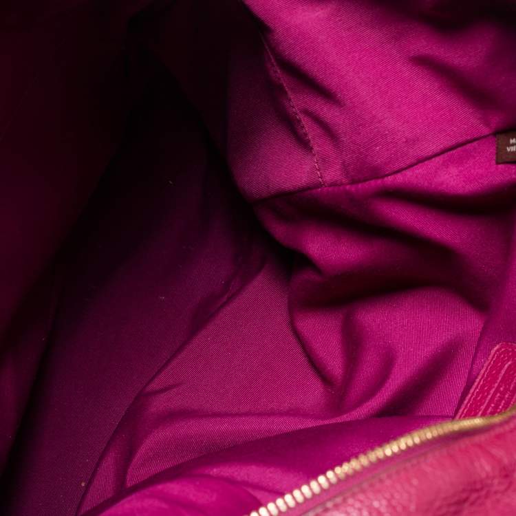 Pre Owned Coach Pink Leather And Nylon Charlie Backpack